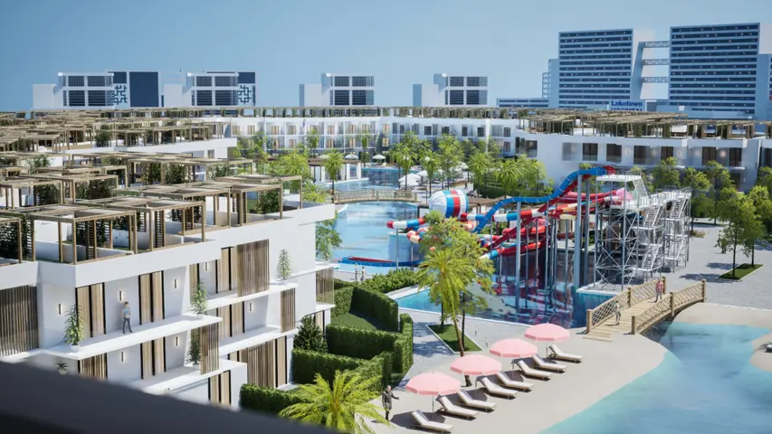 202 Second floor Building 6 side pool + 66 m2 special roof